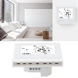 BHT 002GC Boiler Heating Programmable Thermostat Digital Touch Screen Thermostat with Large LCD Display Passive Output Temperature Controller 95‑240V