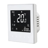 Smart Boiler Heating Thermostat WIFI APP Voice Control LCD Touch Screen Programmable White 95‑240V