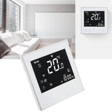 Smart Boiler Heating Thermostat WIFI APP Voice Control LCD Touch Screen Programmable White 95‑240V