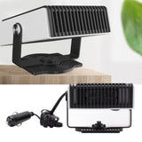 Portable Car Heater 2 in 1 Heating Cooling Electric Heater Fan Quick Heating and Defrosting Windscreen Defogger for Automobile 12V