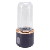 Mini Portable Blender 6 Blades High Speed 300ml USB Charging Juicer Cup for Travel - Side View