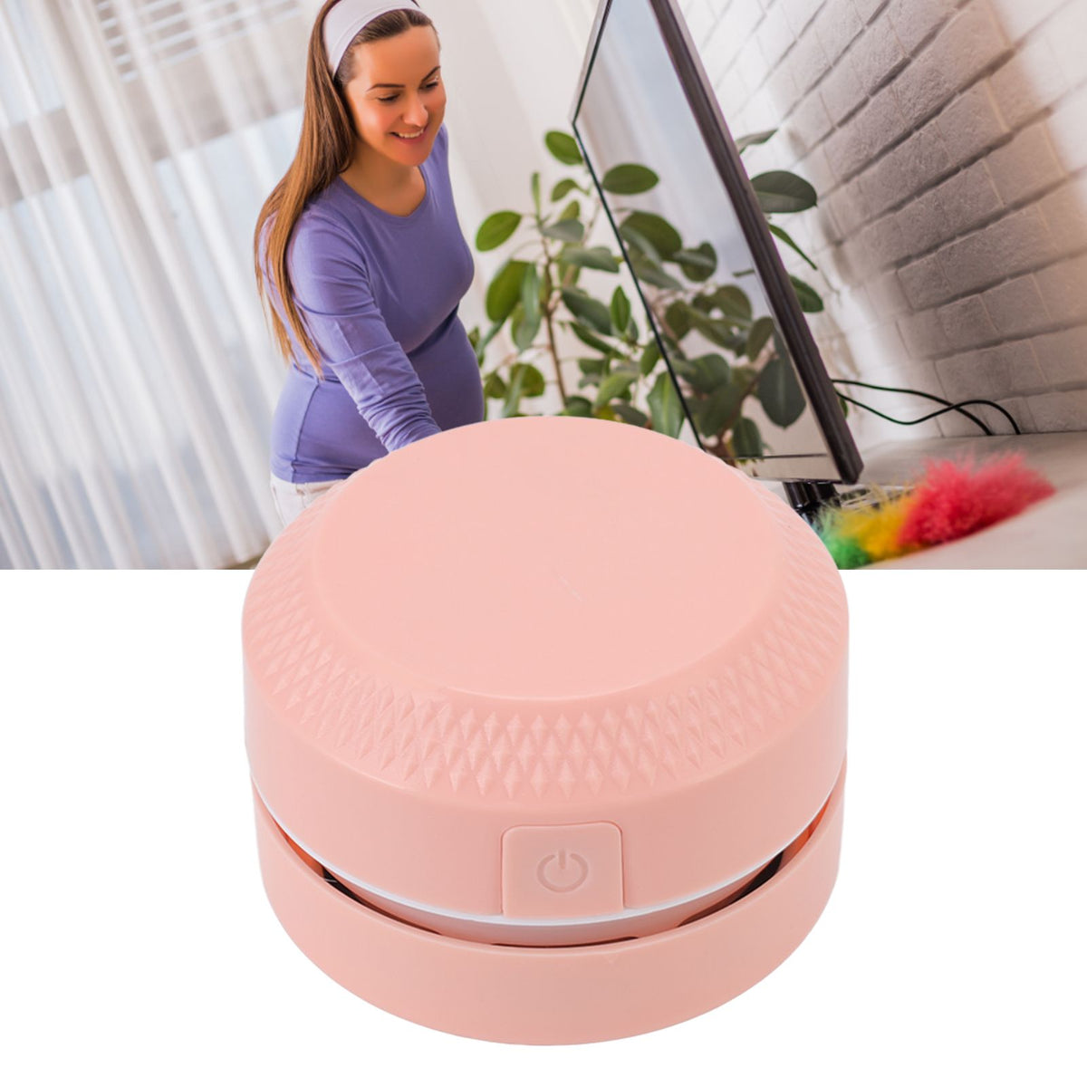 Desk Vacuum Cleaner Mini 5V 10W 360 Degree Rotate USB Charging Desk Cleaner with Flat Mouth Straw for Bar Counter Office