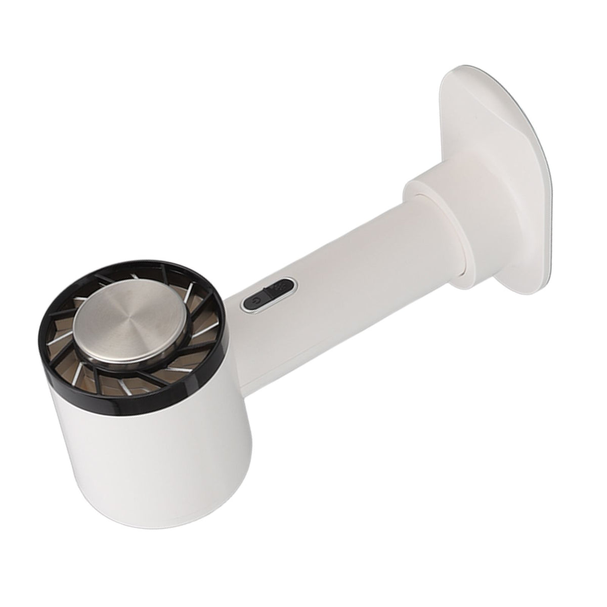Hand Held Cooling Fan Portable USB Rechargeable Small Pocket Fan for Office Traveling White