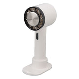 Hand Held Cooling Fan Portable USB Rechargeable Small Pocket Fan for Office Traveling White