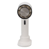 Hand Held Cooling Fan Portable USB Rechargeable Small Pocket Fan for Office Traveling White