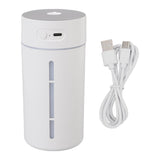 Mini Humidifier 250ml USB Charge Projector Light Cool Visible Water Level Desk Humidifier for Bedroom Office Car