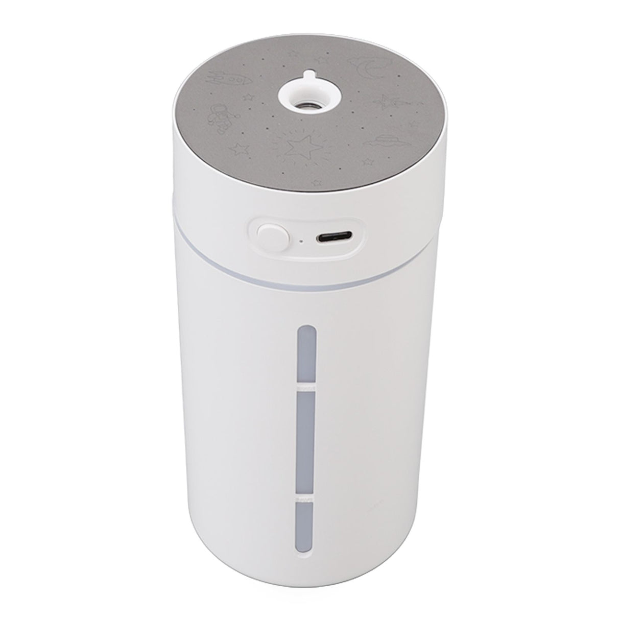 Mini Humidifier 250ml USB Charge Projector Light Cool Visible Water Level Desk Humidifier for Bedroom Office Car