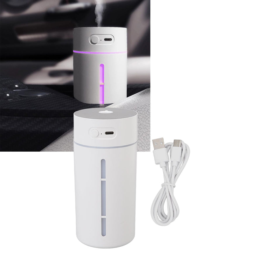 Mini Humidifier 250ml USB Charge Projector Light Cool Visible Water Level Desk Humidifier for Bedroom Office Car