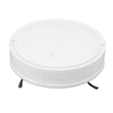 3 in 1 Robot Vacuum Cleaner Smart APP Remote Control 2000Pa Strong Suction USB Charging Sweeping Robot for Home White - Top-Down View