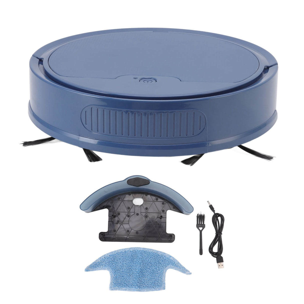 3 in 1 Robot Vacuum Cleaner Smart APP Remote Control 2000Pa Strong Suction USB Charging Sweeping Robot for Home Blue