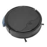 3 in 1 Robot Vacuum Cleaner Smart APP Remote Control 2000Pa Strong Suction USB Charging Sweeping Robot for Home Black