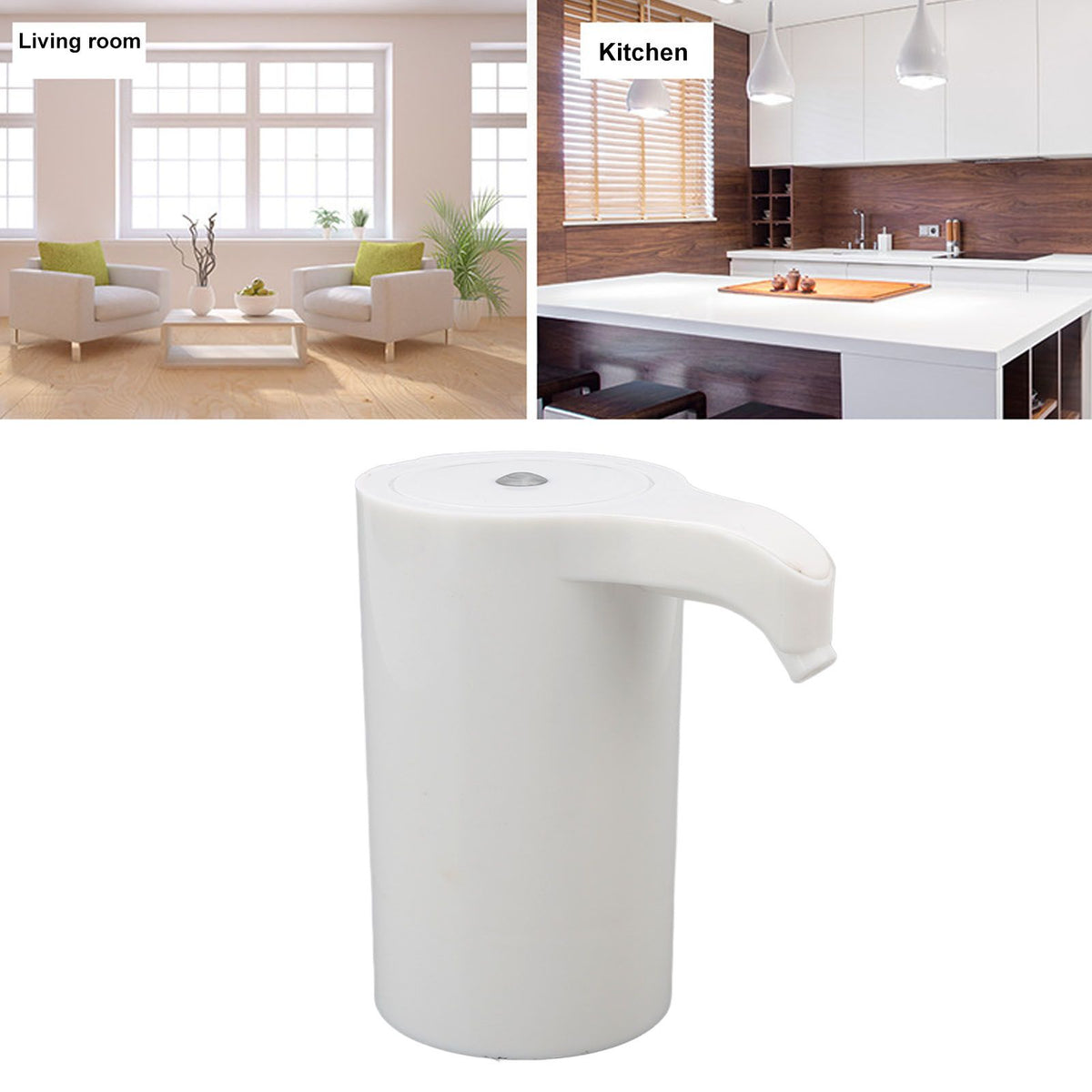 Electric Water Dispenser ABS USB Charging Automatic Bottled Water Dispenser with Hose for Home