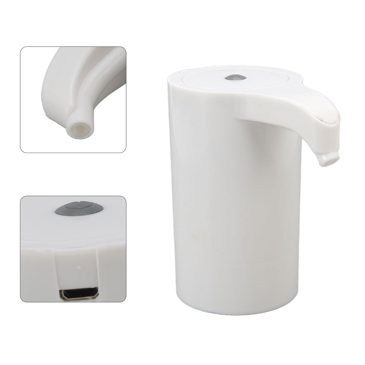 Electric Water Dispenser ABS USB Charging Automatic Bottled Water Dispenser with Hose for Home