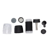 Maual Hand Coffee Maker Portable Travel Coffee Machine Compatible Ground Coffee and Coffee Capsule for Outdoor Black