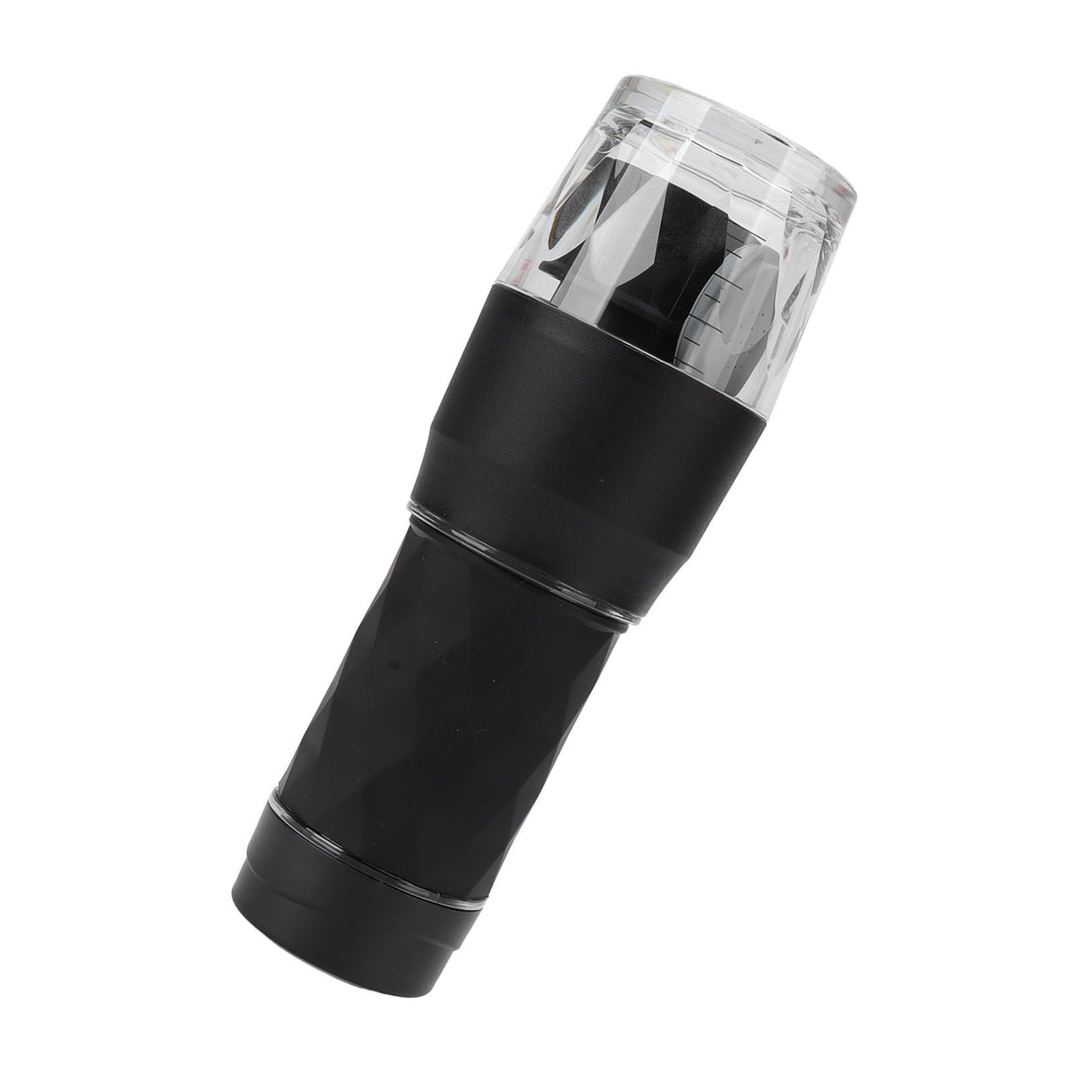Maual Hand Coffee Maker Portable Travel Coffee Machine Compatible Ground Coffee and Coffee Capsule for Outdoor Black
