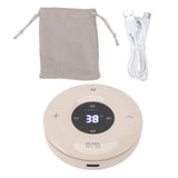 Electric Gua Sha Scrapping Massager USB Charging Multi Function Physical Gua Sha Massager with Heat and Suction for Home Apricot Yellow