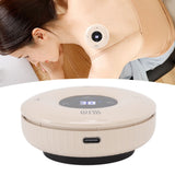 Electric Gua Sha Scrapping Massager USB Charging Multi Function Physical Gua Sha Massager with Heat and Suction for Home Apricot Yellow - Extra Image