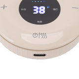 Electric Gua Sha Scrapping Massager USB Charging Multi Function Physical Gua Sha Massager with Heat and Suction for Home Apricot Yellow