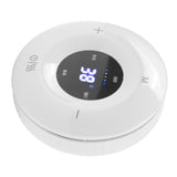 Electric Gua Sha Scrapping Massager USB Charging Multi Function Physical Gua Sha Massager with Heat and Suction for Home White - Rear View