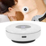 Electric Gua Sha Scrapping Massager USB Charging Multi Function Physical Gua Sha Massager with Heat and Suction for Home White