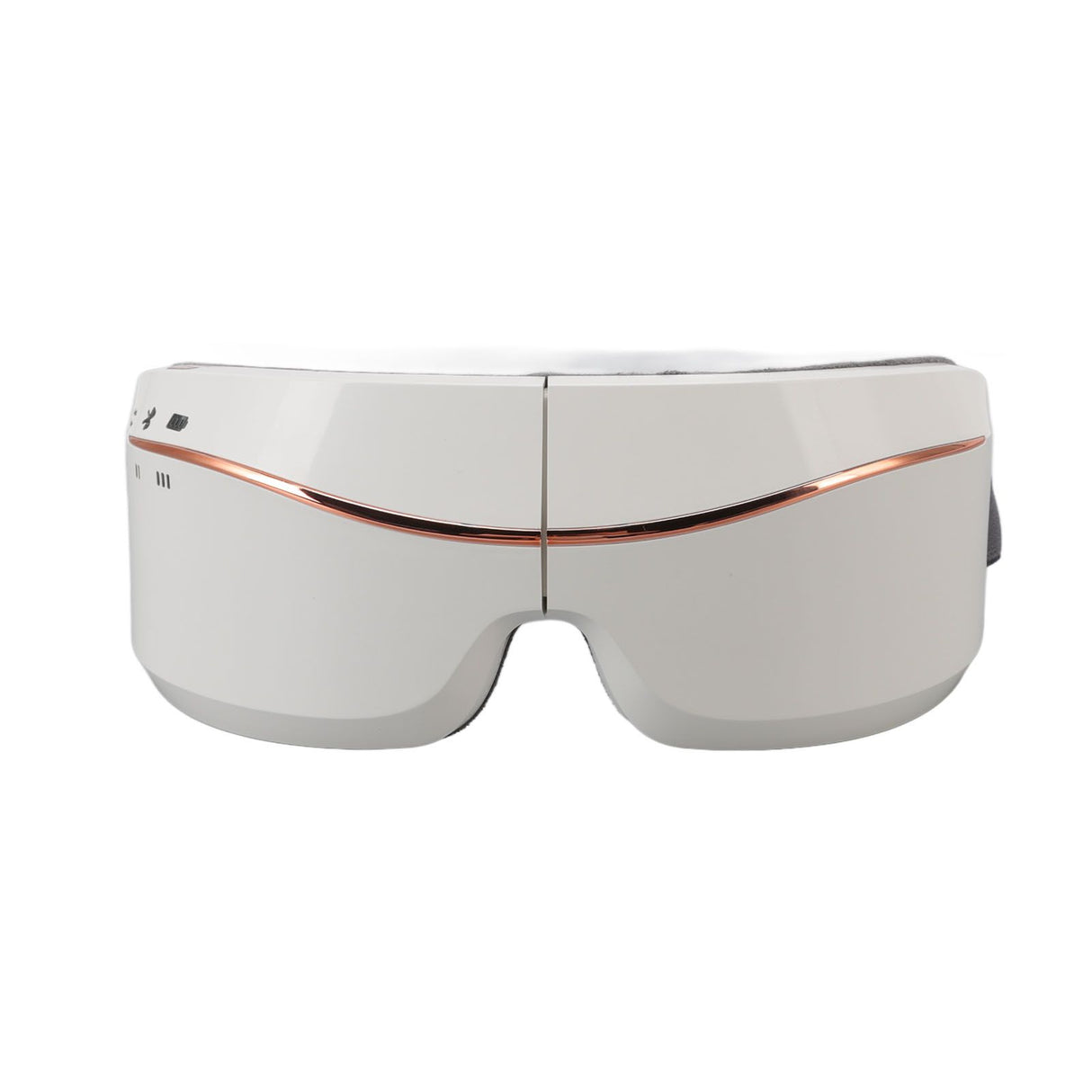 Eye Massager Smart Bluetooth Heating Vibration USB Charging Eye Massage Machine for Home Dorm White