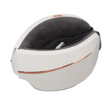 Eye Massager Smart Bluetooth Heating Vibration USB Charging Eye Massage Machine for Home Dorm White - Rear View