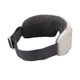 Eye Massager Smart Bluetooth Heating Vibration USB Charging Eye Massage Machine for Home Dorm White - Low Angle