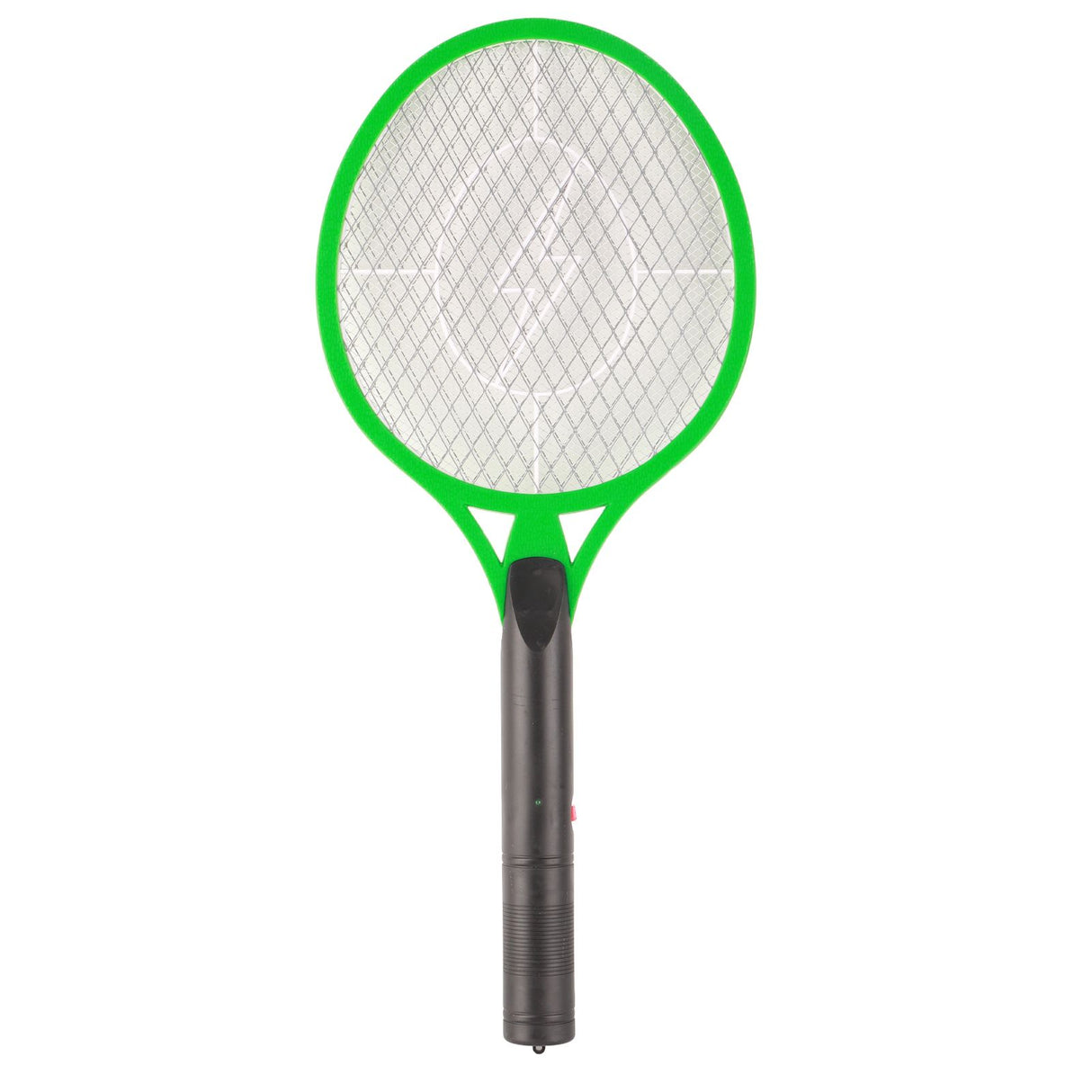 Electric Fly Swatter Racket Professional Triple Layer Large Mesh Safety Mosquito Bat for Home Camping Outdoor Green