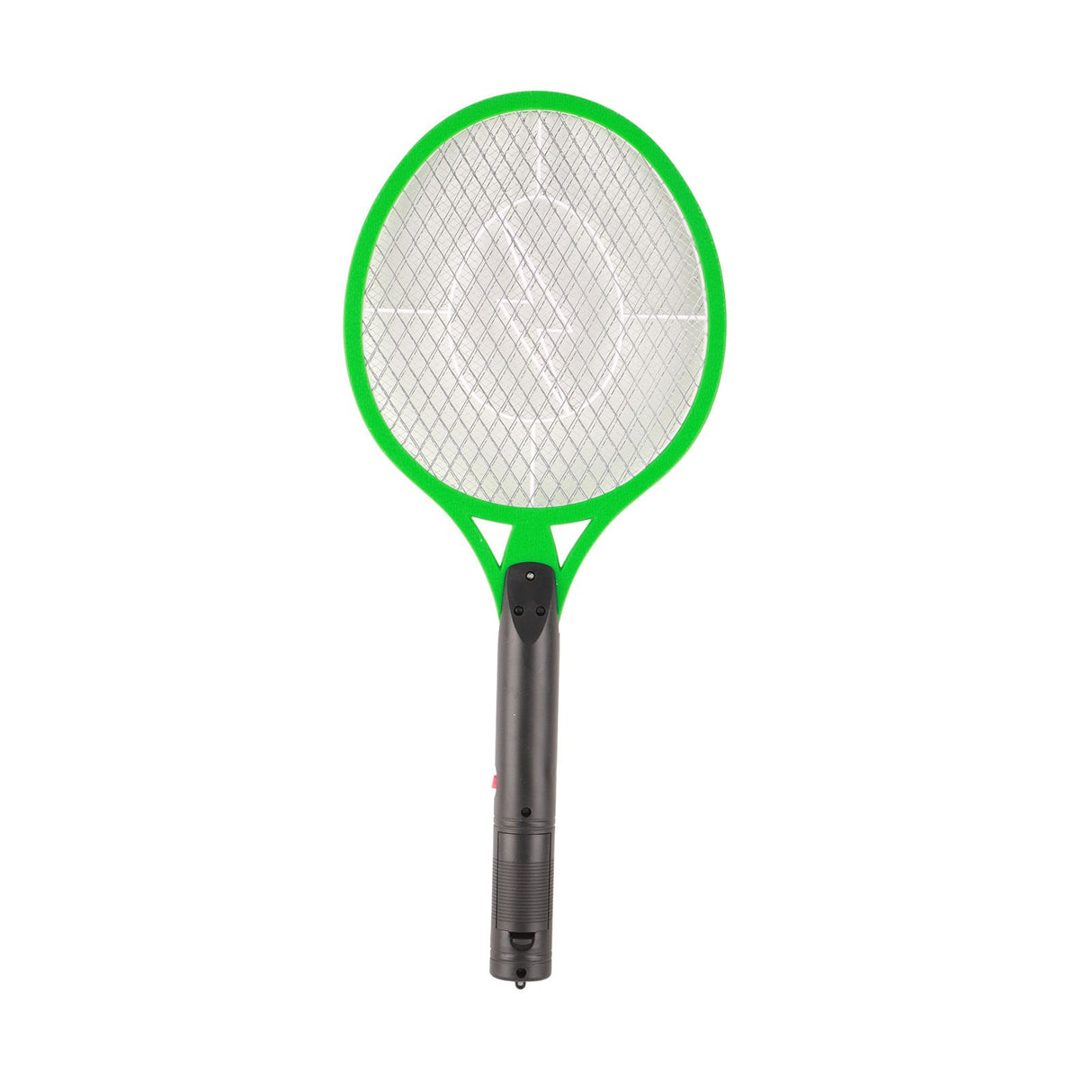 Electric Fly Swatter Racket Professional Triple Layer Large Mesh Safety Mosquito Bat for Home Camping Outdoor Green