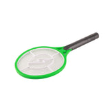 Electric Fly Swatter Racket Professional Triple Layer Large Mesh Safety Mosquito Bat for Home Camping Outdoor Green
