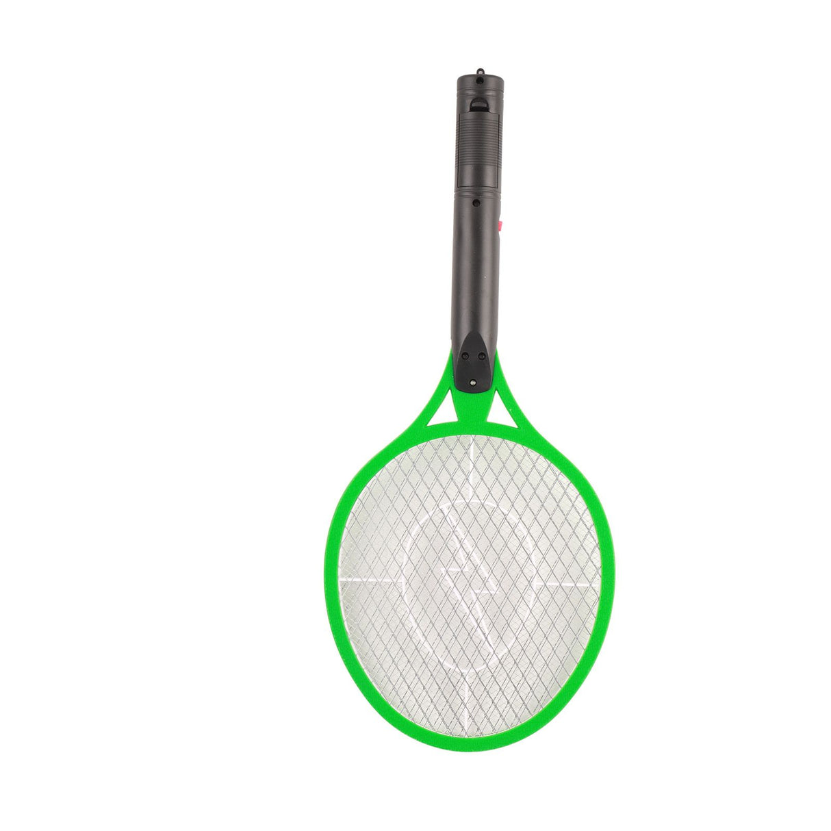 Electric Fly Swatter Racket Professional Triple Layer Large Mesh Safety Mosquito Bat for Home Camping Outdoor Green