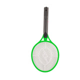 Electric Fly Swatter Racket Professional Triple Layer Large Mesh Safety Mosquito Bat for Home Camping Outdoor Green