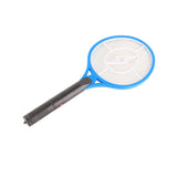 Electric Fly Swatter Racket Professional Triple Layer Large Mesh Safety Mosquito Bat for Home Camping Outdoor Blue
