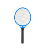 Electric Fly Swatter Racket Professional Triple Layer Large Mesh Safety Mosquito Bat for Home Camping Outdoor Blue