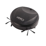 Robotic Vacuum Cleaner Smart Wireless Low Noise USB Charging Automatic Clean Robot for Sweeping and Mopping Black