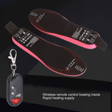 Heated Insoles DIY Cuttable Smart Remote Control USB Rechargeable Electric Heating Insoles for Men Women Outdoor Size 35‑40 - Extra Image