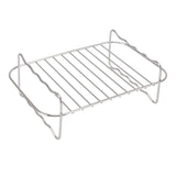 Fryer Rack Stainless Steel Rectangle Double Layer Fryer Accessory for NINJA FOOD 8QT Dual Basket Fryer