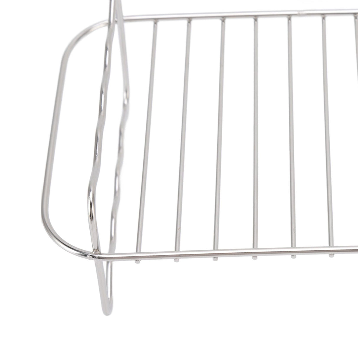 Fryer Rack Stainless Steel Rectangle Double Layer Fryer Accessory for NINJA FOOD 8QT Dual Basket Fryer