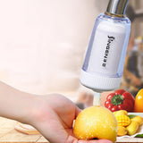 Faucet Water Purifier Home Kitchen Tap Water Filter Sink Faucet Nozzle Purifier Filter Totally 1 Filter Cartridge - Close-Up Angle