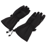 Electric Heated Gloves Battery Powered Heating Thermal Gloves Rechargeable Winter Warm Skiing Gloves for Men Women L - Front View