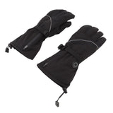 Electric Heated Gloves Battery Powered Heating Thermal Gloves Rechargeable Winter Warm Skiing Gloves for Men Women L - Close-Up Angle