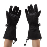 Electric Heated Gloves Battery Powered Heating Thermal Gloves Rechargeable Winter Warm Skiing Gloves for Men Women L - Low Angle