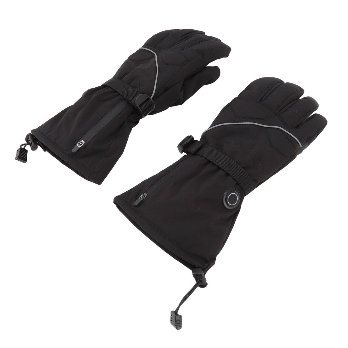 Electric Heated Gloves Battery Powered Heating Thermal Gloves Rechargeable Winter Warm Skiing Gloves for Men Women XL