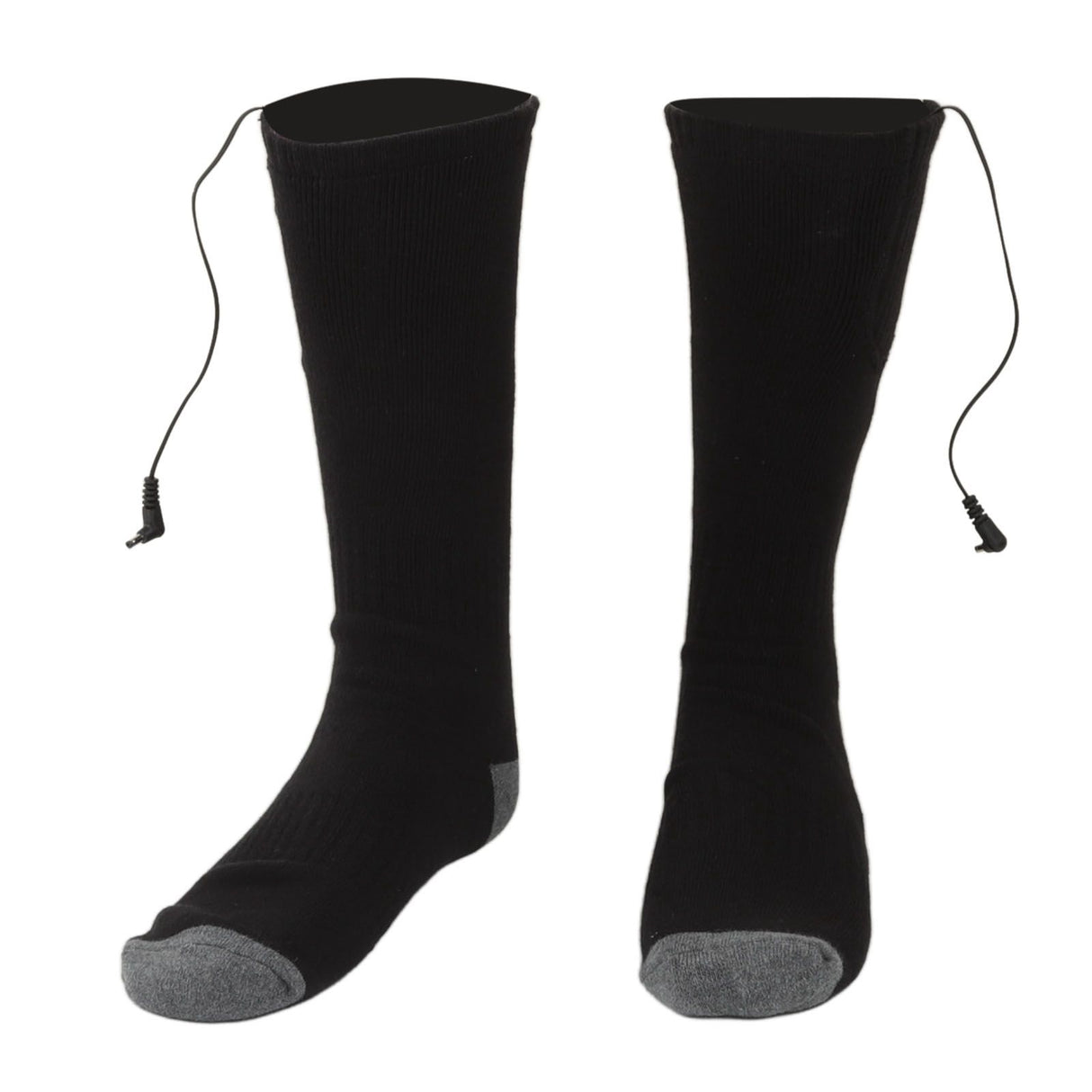 Smart Heating Socks Foot Thermal Electric Heated Stockings Winter Cold Resistant Electric Socks Black