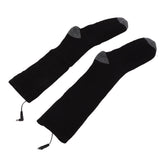 Smart Heating Socks Foot Thermal Electric Heated Stockings Winter Cold Resistant Electric Socks Black - 45-Degree Angle