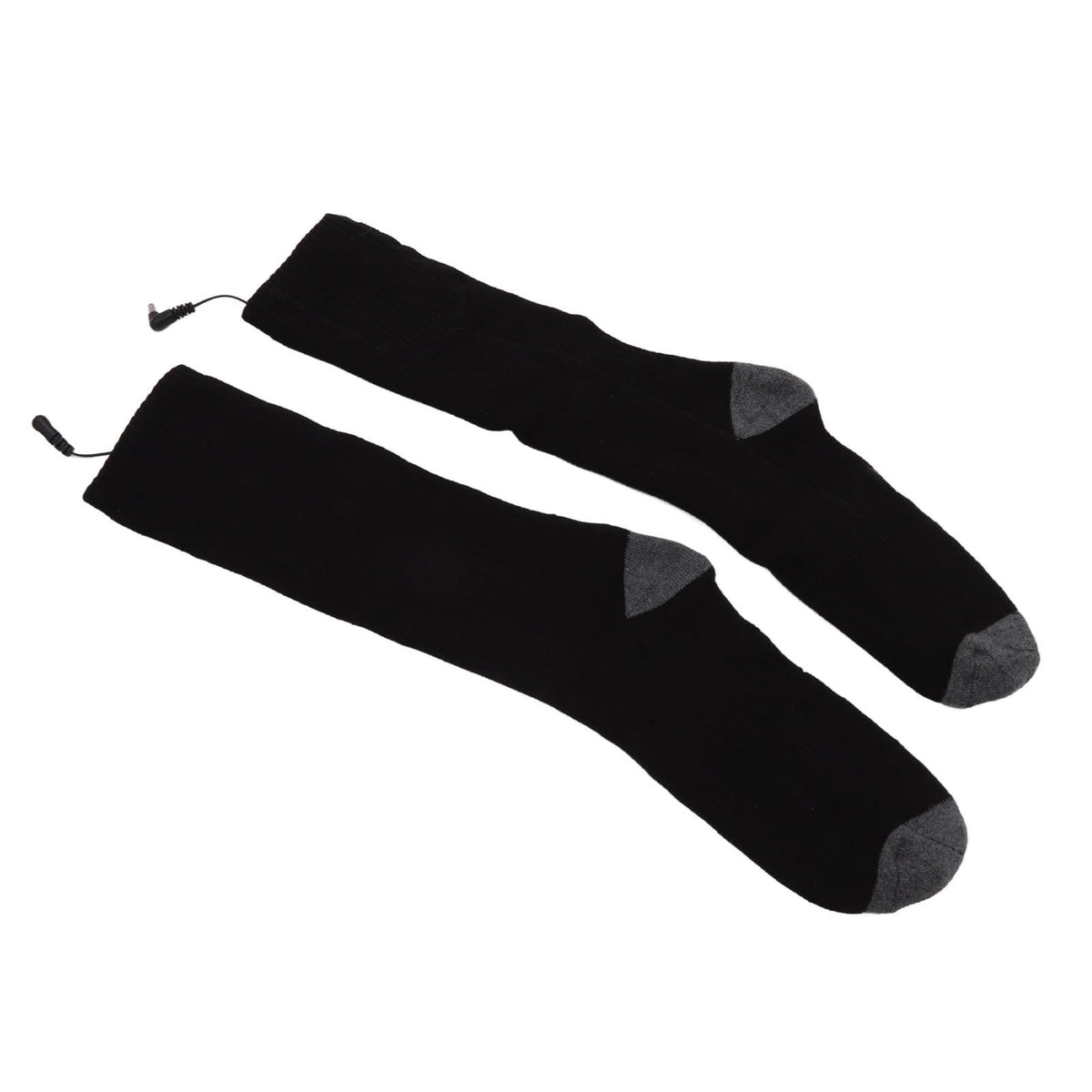 Smart Heating Socks Foot Thermal Electric Heated Stockings Winter Cold Resistant Electric Socks Black