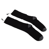 Smart Heating Socks Foot Thermal Electric Heated Stockings Winter Cold Resistant Electric Socks Black - Rear View