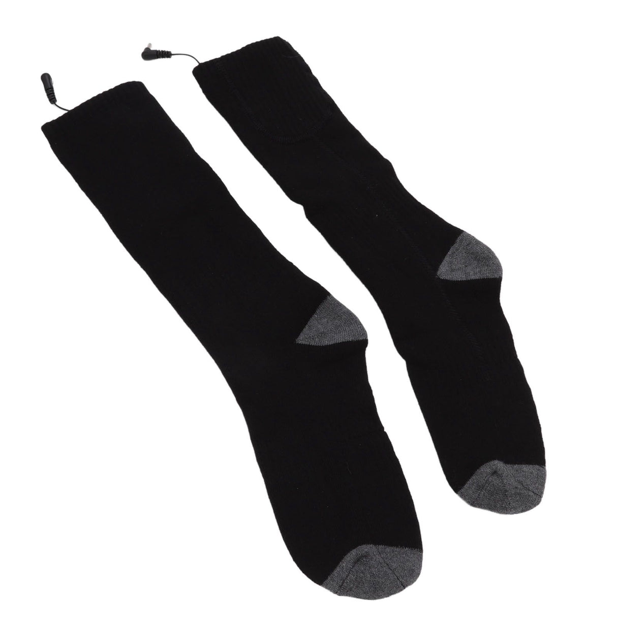 Smart Heating Socks Foot Thermal Electric Heated Stockings Winter Cold Resistant Electric Socks Black