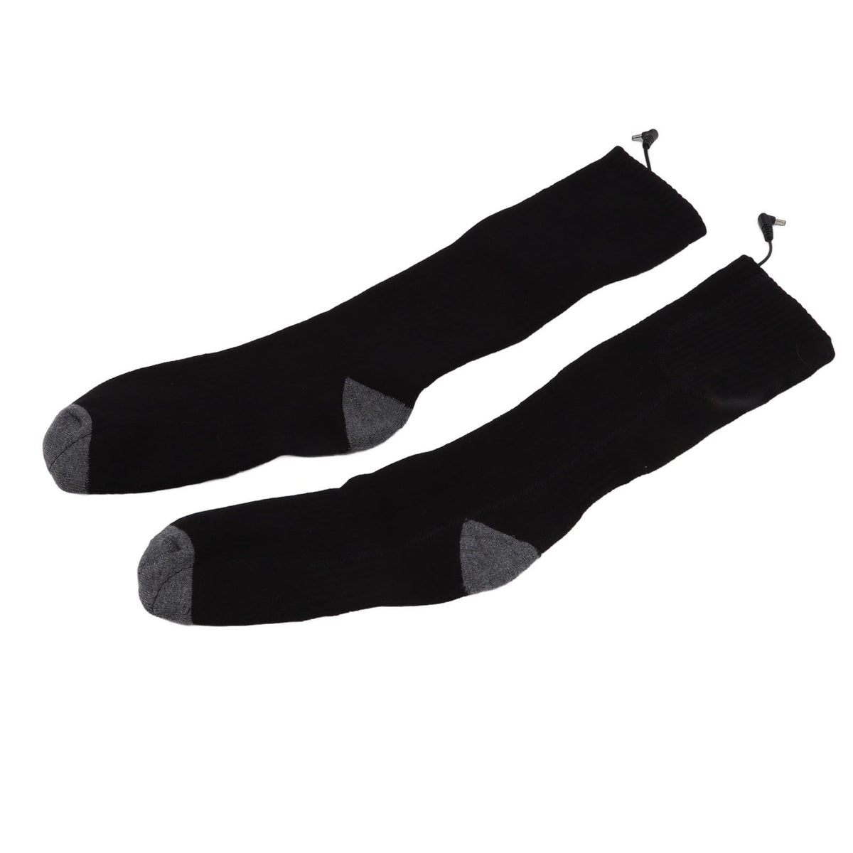 Smart Heating Socks Foot Thermal Electric Heated Stockings Winter Cold Resistant Electric Socks Black