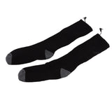 Smart Heating Socks Foot Thermal Electric Heated Stockings Winter Cold Resistant Electric Socks Black